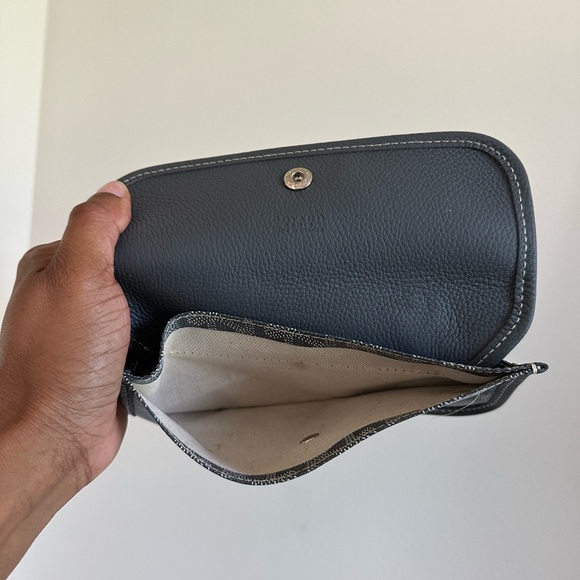 GOYARD GOYARDINE Gray St Louis Pouch wallet Grey - Picture 8 of 8